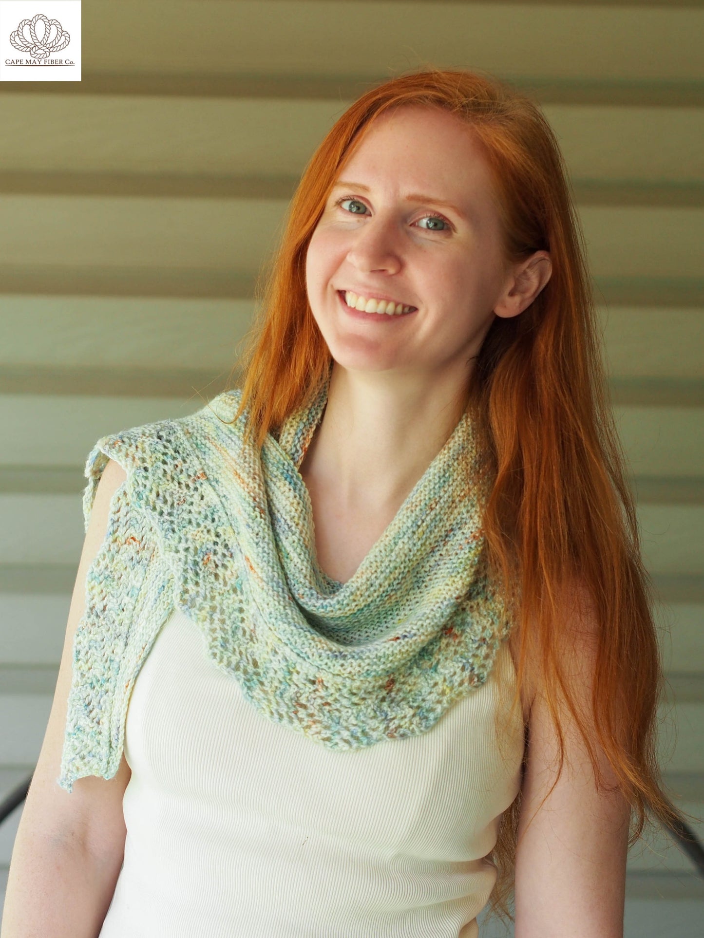 Atlantis Scarf Hand Knitting Pattern Fingering Weight