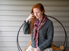 Load image into Gallery viewer, Clove Hitch Scarf Sport or DK Weight Knitting Pattern