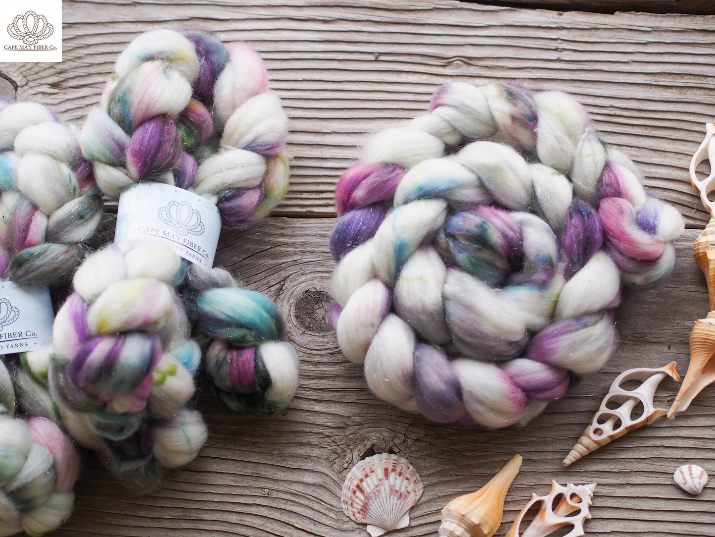 Snowflakes that stay on my nose and eyelashes SW Merino and Stellina Combed Top