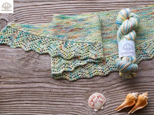 Load image into Gallery viewer, Atlantis Scarf Hand Knitting Pattern Fingering Weight
