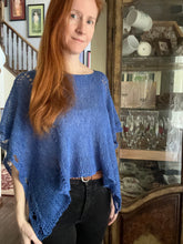 Load image into Gallery viewer, Beachycomber Top or Poncho Fingering Weight Knitting Pattern