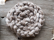 Load image into Gallery viewer, Falkland Alpaca Silk Camel Combed Top - 4 oz