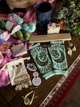 Load image into Gallery viewer, Flower Moon Mitts Fingering Weight Knitting Pattern