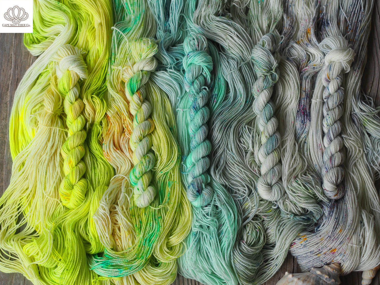Green Light MCN Sock Mini Skein Set of 5