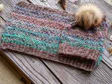 Load image into Gallery viewer, Moorings Hat and Cowl Fingering Weight Knitting Pattern