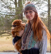 Load image into Gallery viewer, Moorings Hat and Cowl Fingering Weight Knitting Pattern