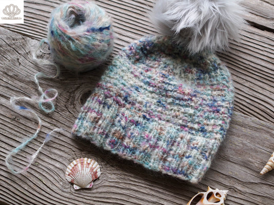 Queen Victoria Hat Aran Weight Knitting Pattern