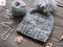 Load image into Gallery viewer, Queen Victoria Hat Aran Weight Knitting Pattern