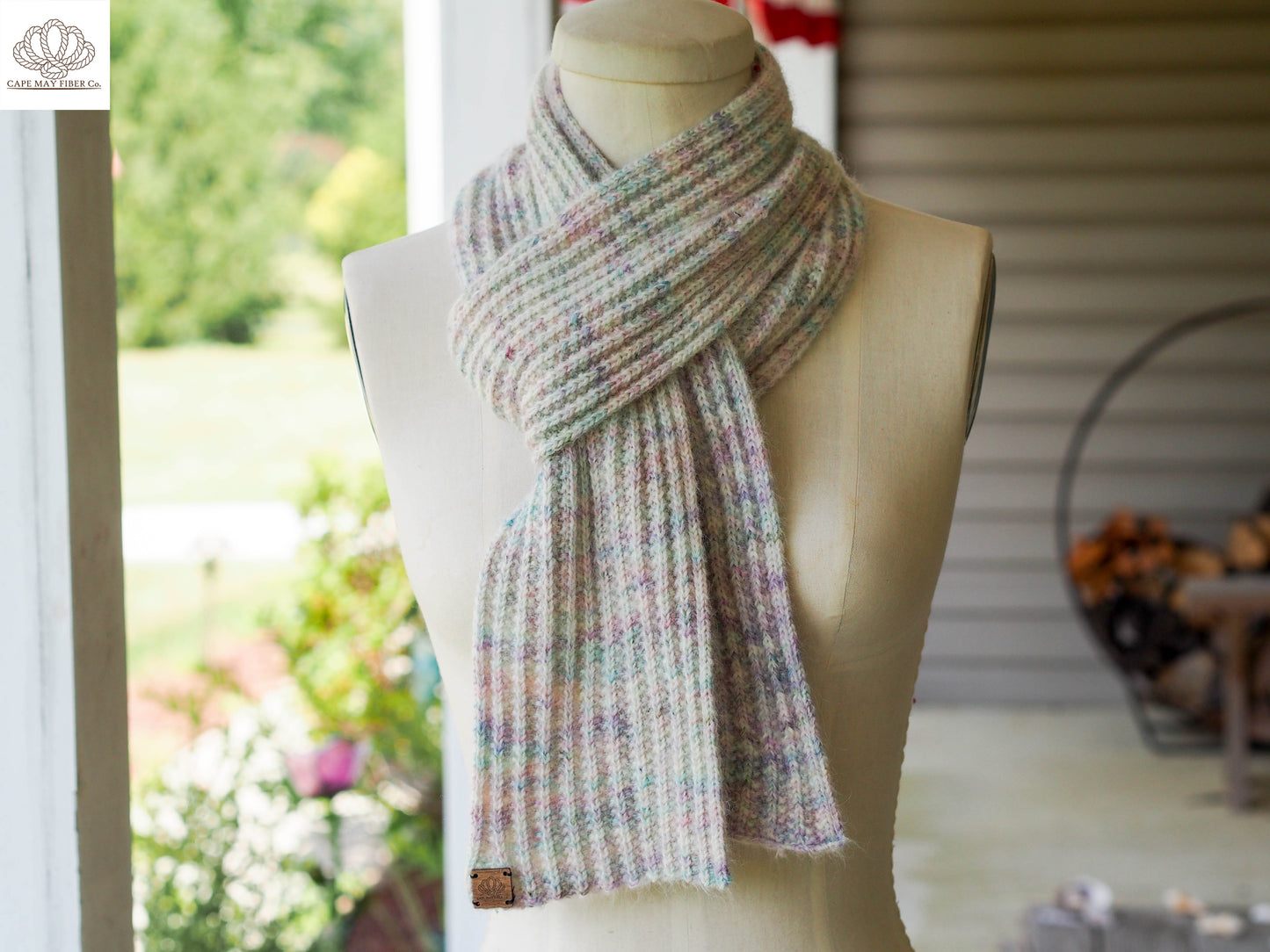 Mistake Rib Scarf Fingering or DK Weight Knitting Pattern