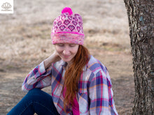 Load image into Gallery viewer, Sweet Tart Hat fingering weight knitting pattern