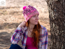 Load image into Gallery viewer, Sweet Tart Hat fingering weight knitting pattern