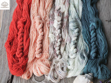 Load image into Gallery viewer, Vacay Rhythm Sparkle Sock Mini Skein Set of 5