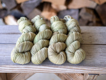 Load image into Gallery viewer, Alkanet and Mulberry Leaf Naturally Dyed Sock