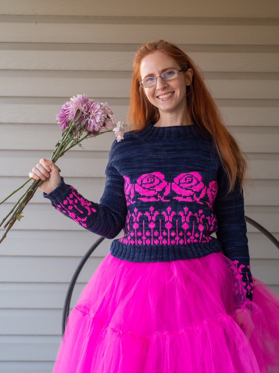 Floral Fallal DK Weight Hand Knitting Pattern – Cape May Fiber