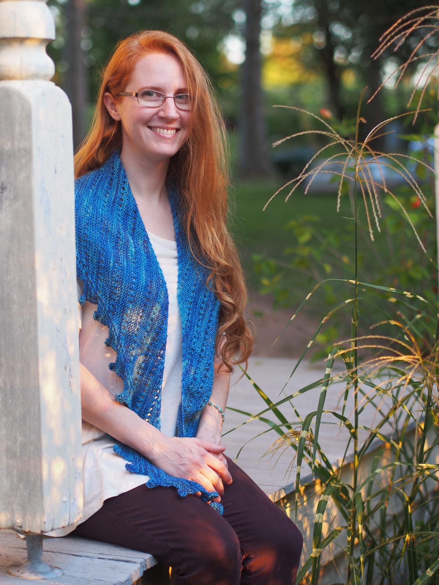 Mermaid Tail Scarf Knitting Pattern Fingering Weight