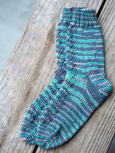 Load image into Gallery viewer, Under the Umbrella Socks Knitting Pattern Fingering Weight