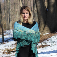 Load image into Gallery viewer, Sequana Shawl Knitting Pattern Fingering Weight