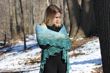 Load image into Gallery viewer, Sequana Shawl Knitting Pattern Fingering Weight