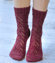 Load image into Gallery viewer, Stone Harbor Sock Knitting Pattern Fingering Weight