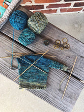 Load image into Gallery viewer, Cold Brew Koozie Hand Knitting Pattern Fingering Weight