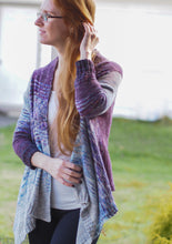 Load image into Gallery viewer, Windward Cardigan Knitting Pattern Fingering Weight