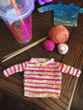 Load image into Gallery viewer, Cold Brew Koozie Hand Knitting Pattern Fingering Weight
