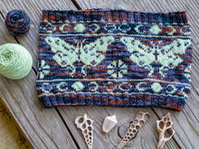 Load image into Gallery viewer, Luna Moth Cowl DK Weight Knitting Pattern