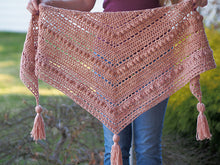 Load image into Gallery viewer, On the Way To Cape May Shawl Crochet Pattern DK or Sport Weight