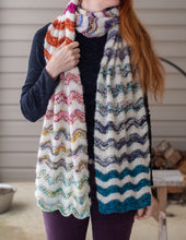 Load image into Gallery viewer, Sea Myths Stole Knitting Pattern Sock and Lace Weight