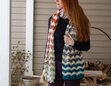 Load image into Gallery viewer, Sea Myths Stole Knitting Pattern Sock and Lace Weight