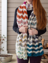 Load image into Gallery viewer, Sea Myths Stole Knitting Pattern Sock and Lace Weight