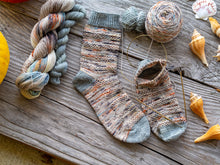 Load image into Gallery viewer, Slip Into Fall Toe Up Knit Sock Pattern