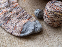 Load image into Gallery viewer, Slip Into Fall Toe Up Knit Sock Pattern