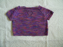 Load image into Gallery viewer, Sweetheart Baby Cardigan Knitting Pattern Fingering Weight