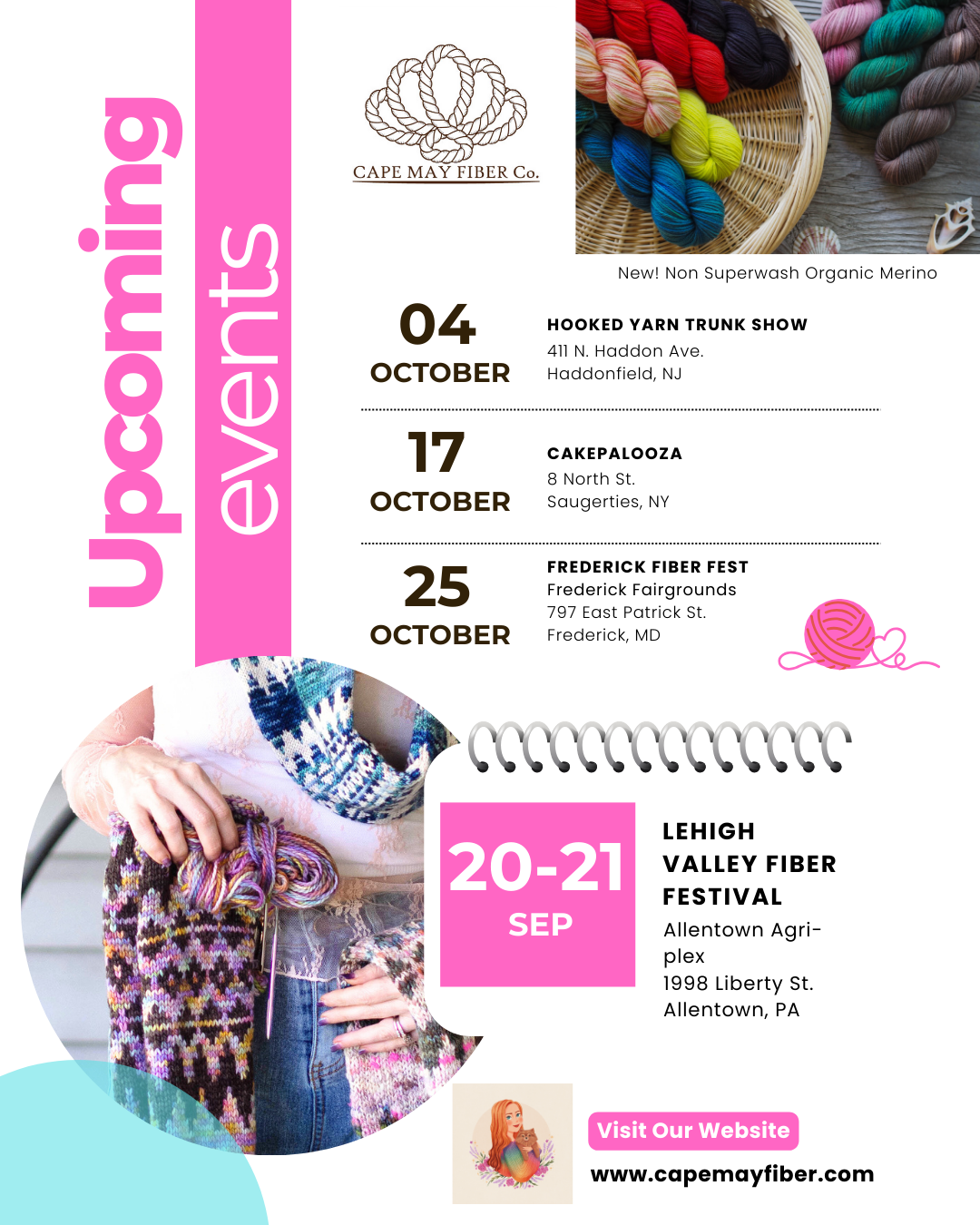 2025 Fall Events Schedule