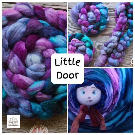 Little Door BFL and Mohair Combed Top