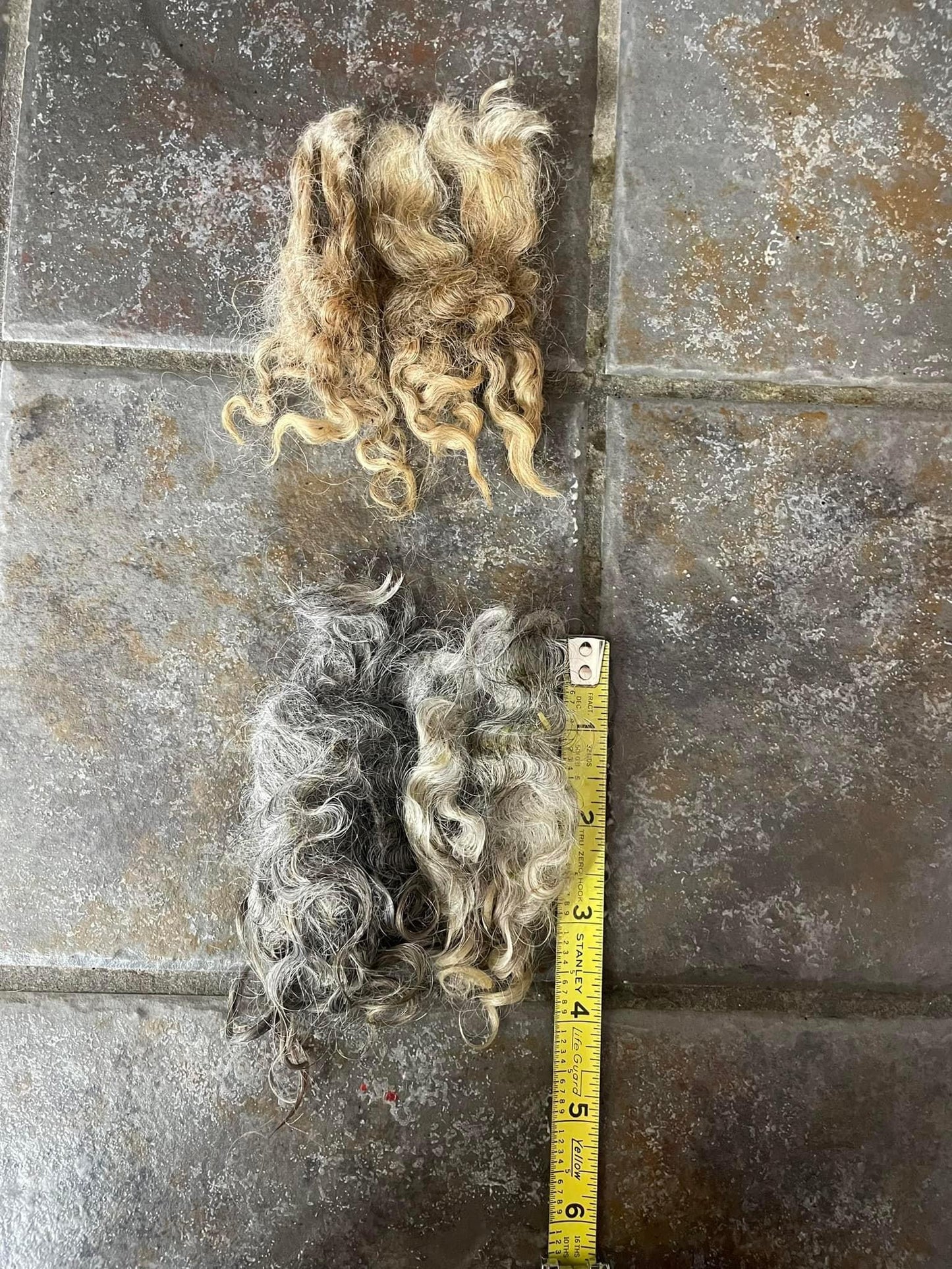 Natural Colored Lincoln Locks for Spinning