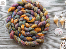 Load image into Gallery viewer, Autumn Leaves Polwarth Linen Combed Top
