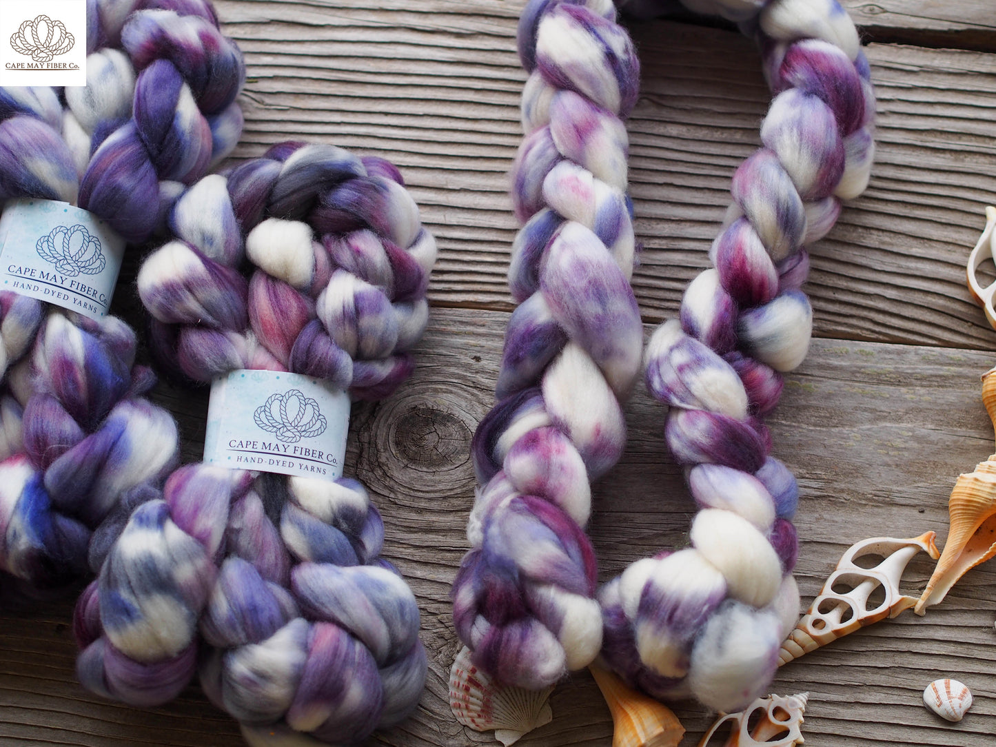 Girls in white dresses with blue satin sashes Merino Cashmere Combed Top