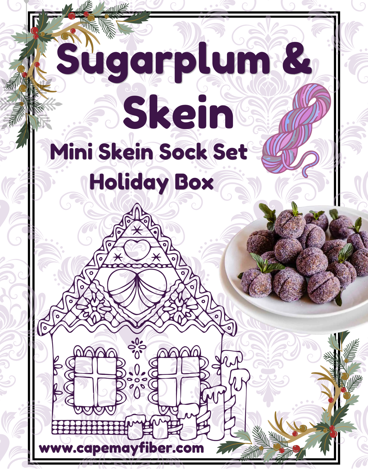 Sugarplum & Skein Mini Skein Sock Set Pre Order