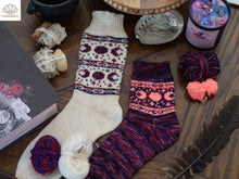 Load image into Gallery viewer, Broom Riding Socks Fingering Sock Knitting Pattern
