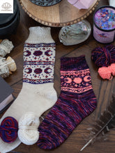 Load image into Gallery viewer, Broom Riding Socks Fingering Sock Knitting Pattern
