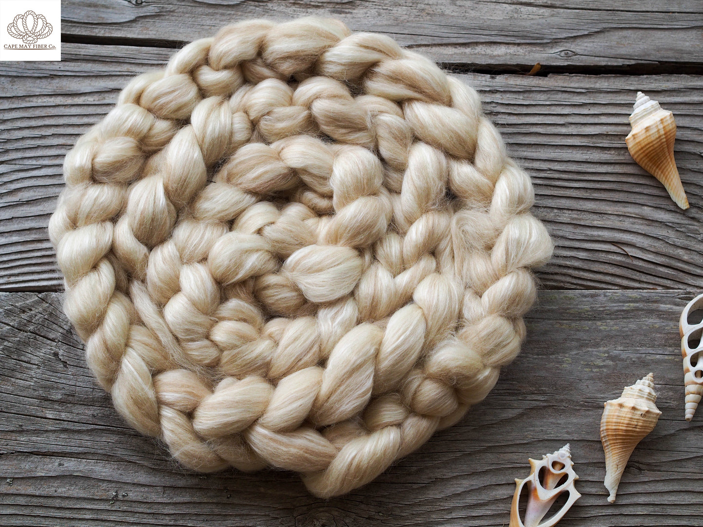 BFL Rose and Alpaca Combed Top - 4 oz