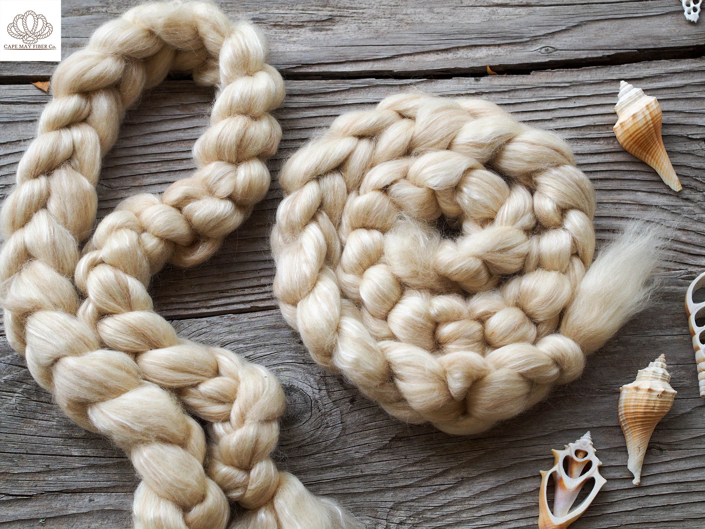 BFL Rose and Alpaca Combed Top - 4 oz