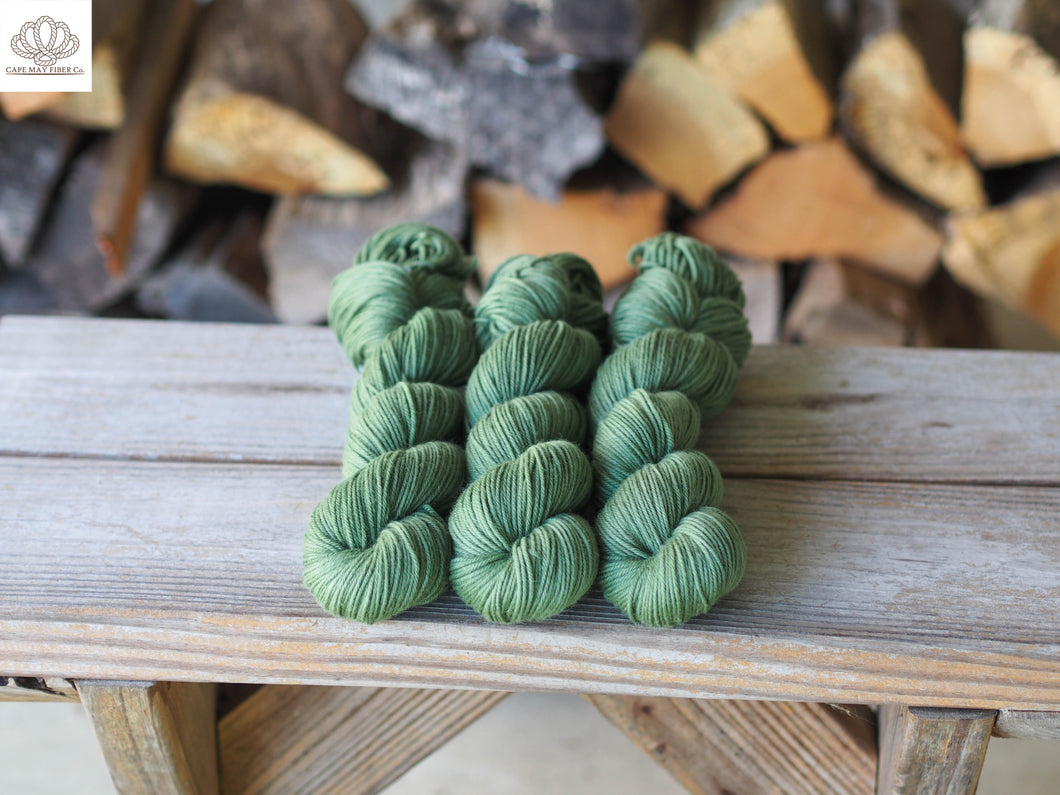 Cape Jasmine and Iron Naturally Dyed DK