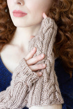 Load image into Gallery viewer, Caudal Fin Mitts Aran Weight Knitting Pattern
