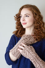 Load image into Gallery viewer, Caudal Fin Mitts Aran Weight Knitting Pattern
