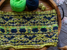 Load image into Gallery viewer, Cauldron of Bats Cowl Sport / DK Knitting Pattern
