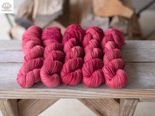 Load image into Gallery viewer, Cochineal and Madder Red Naturally Dyed DK
