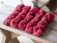 Load image into Gallery viewer, Cochineal and Madder Red Naturally Dyed DK
